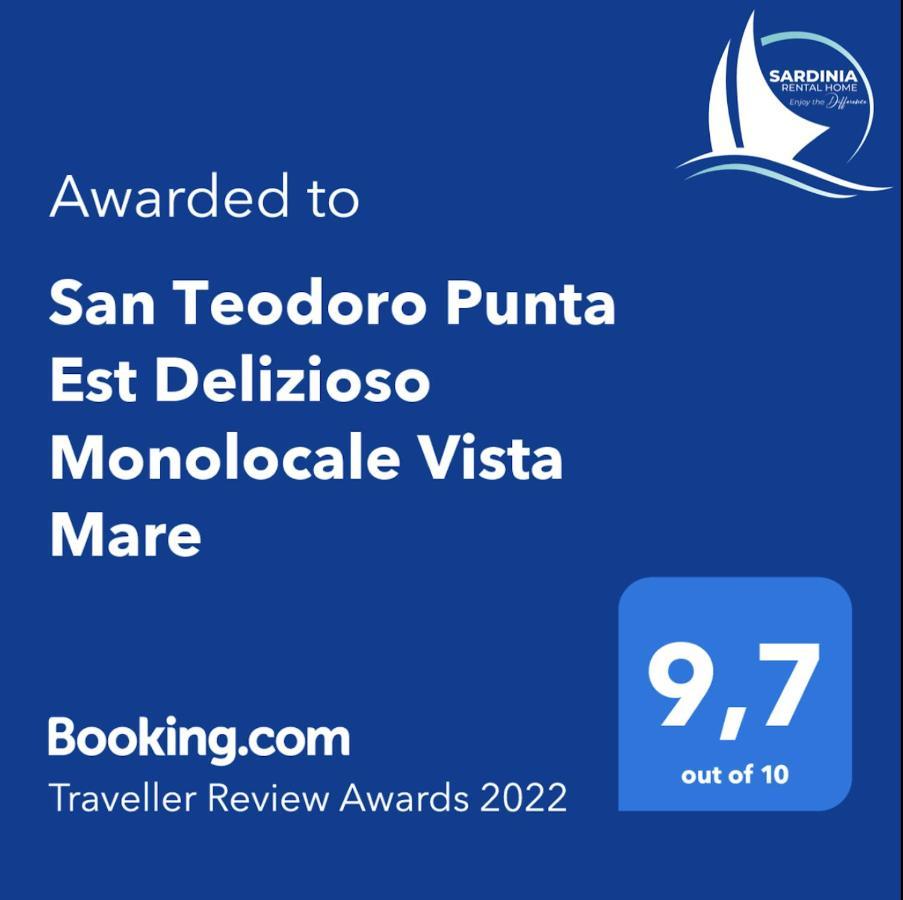 San Teodoro Punta Est Delizioso Monolocale Vista Mare Daire Dış mekan fotoğraf