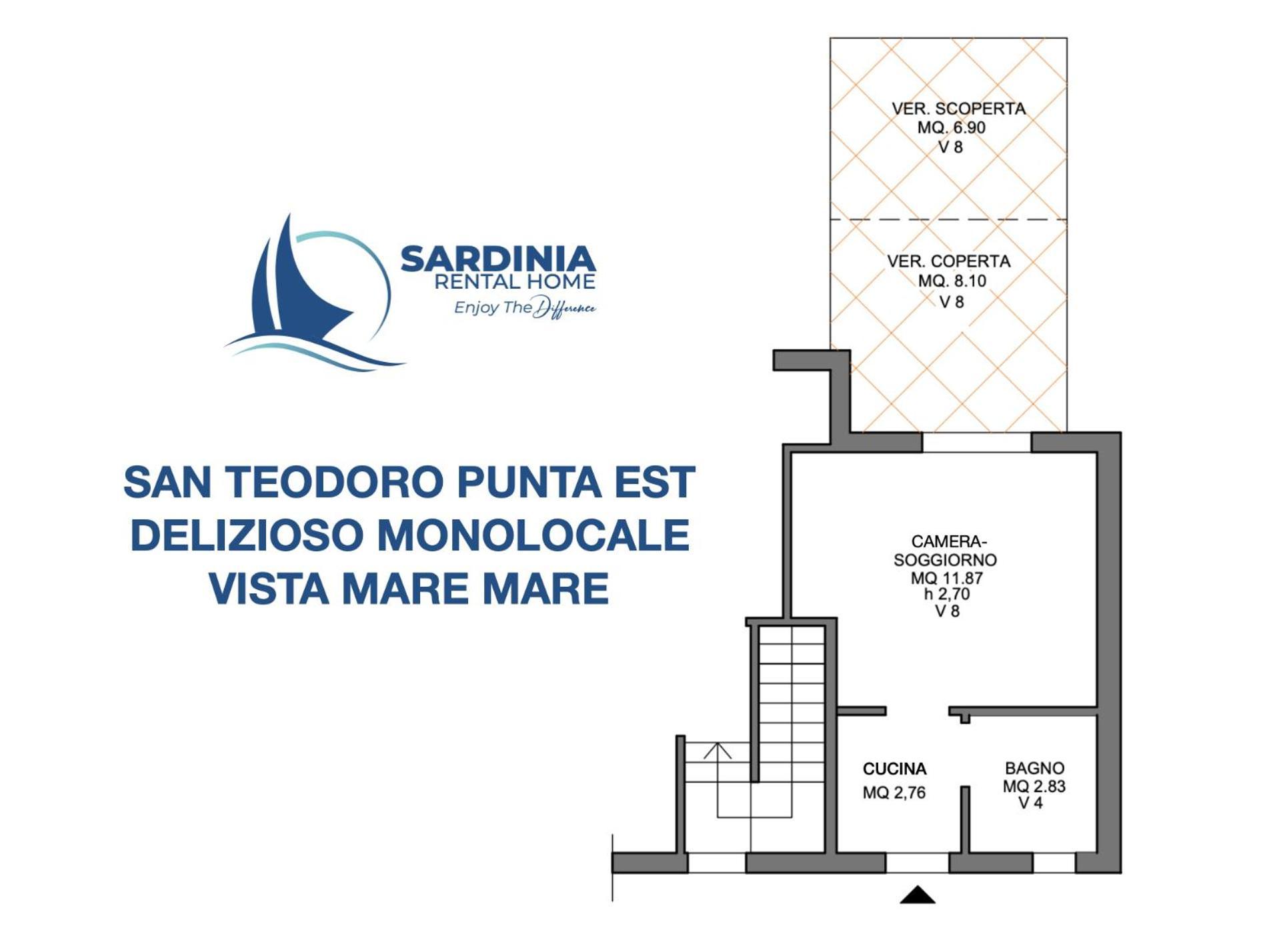 San Teodoro Punta Est Delizioso Monolocale Vista Mare Daire Dış mekan fotoğraf